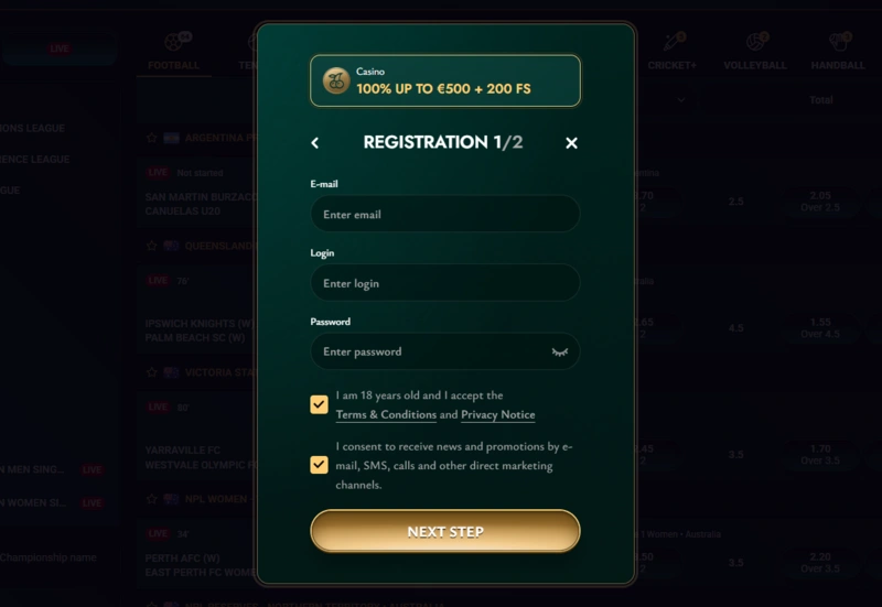 cashed login page